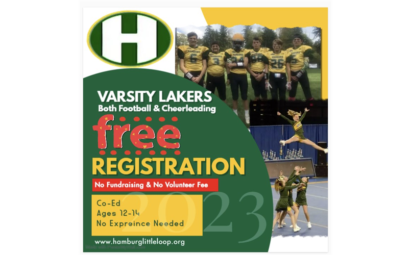 Varisty Lakers FREE registration