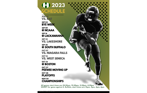2023 schedule 