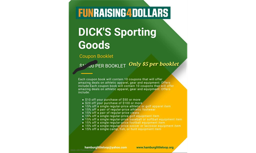 DICK'S Coupon Booklets for sale 